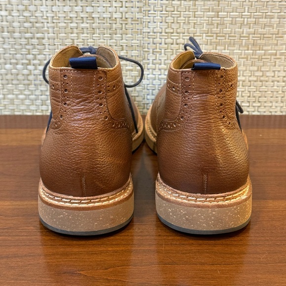 🌟HP🌟J&M 1850 Collection Pearce Tan Tumbled Full-Grain Leather Chukka Boots 11 - Picture 11 of 15